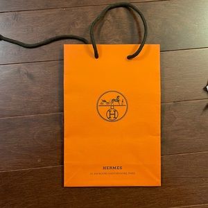 Authentic Hermes shopping bag